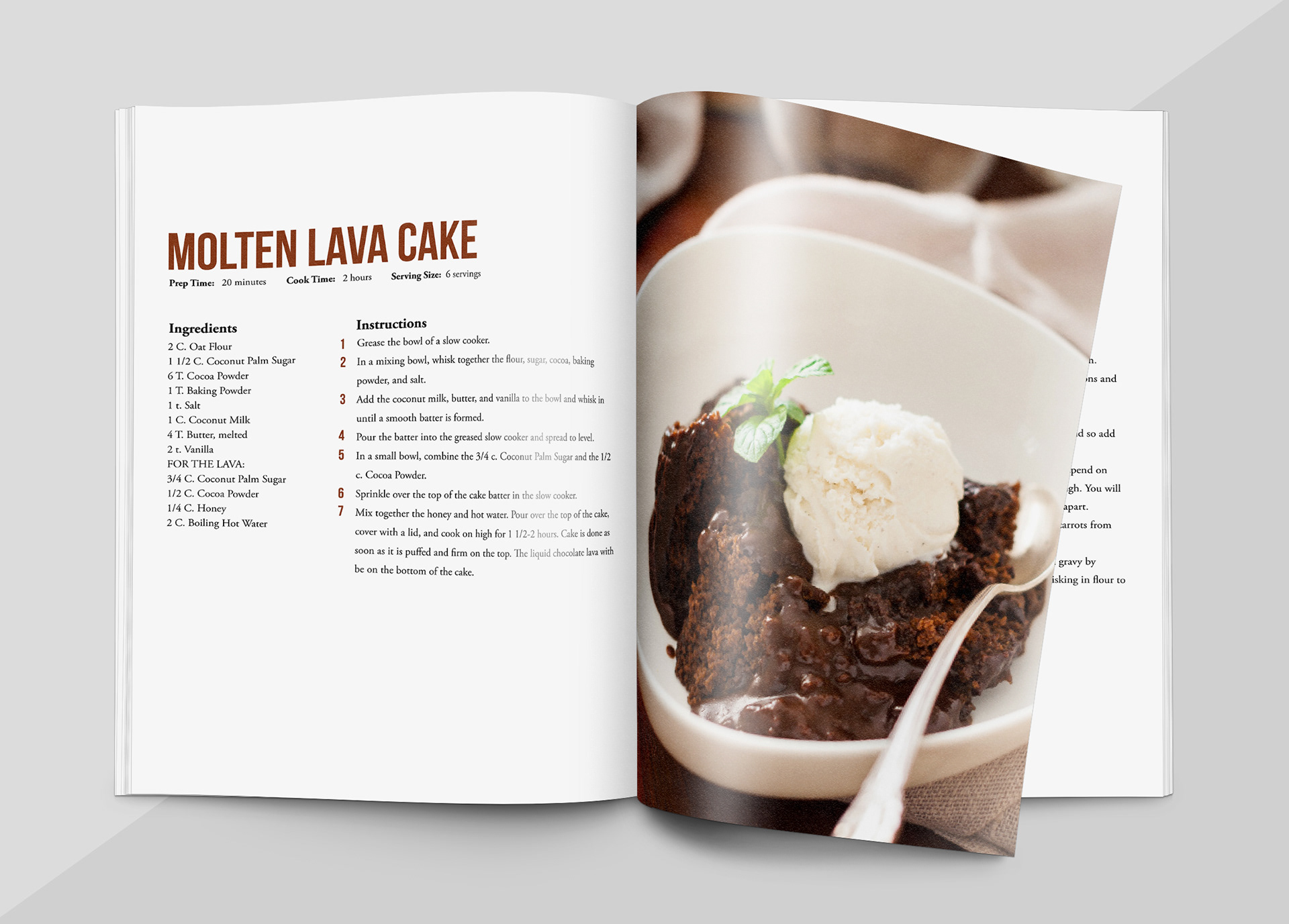 Cookbook Made From Scratch Visually Impaired Designer